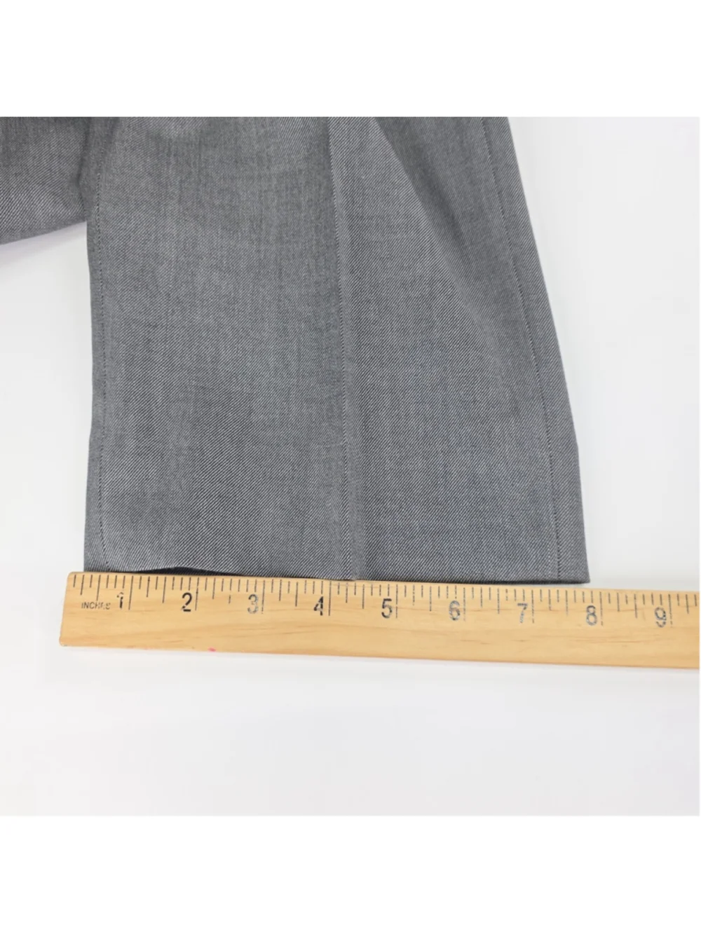 Zanella Platinum Noah Dress Pants Mens 41x26.5 Gray Stretch Wool Made Italy
